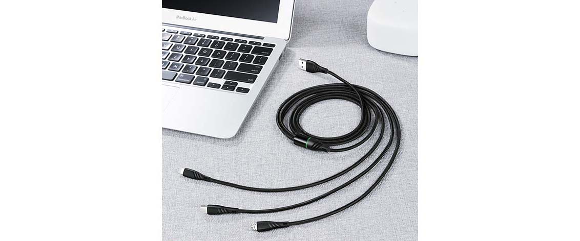 کابل تبدیل USB به USB-C microUSB لایتنینگ مک دودو مدل CA-6450 طول 1-2 متر.jpg